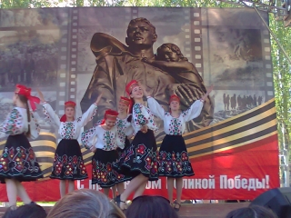 Ансамбль Вдохновение на сцене парка Гагарина